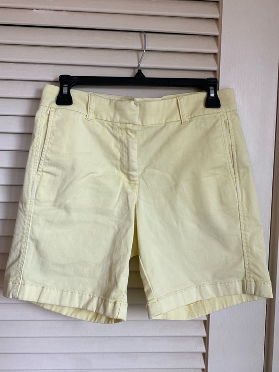 J. Crew Pants - J. Crew Butter Yellow Cotton Bermuda Shorts
